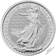 2024 Platinum Britannia 1oz - Bullion